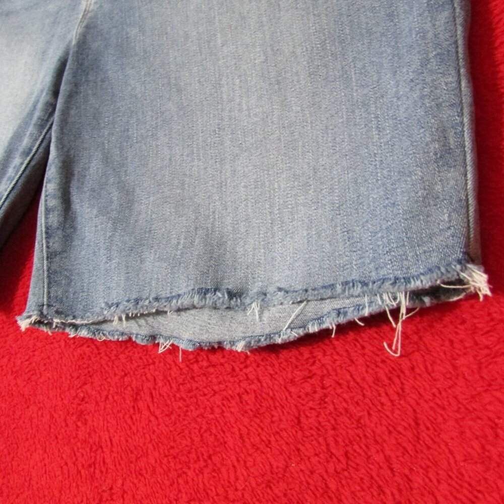 Ann Taylor Cut Off Jean Shorts Stretch Medium Blue - Picture 2 of 10